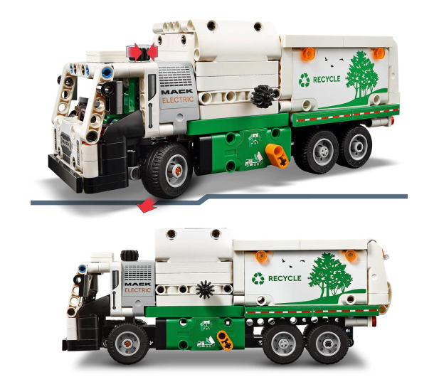 LEGO Technic 42167 Śmieciarka Mack LR Electric - 1203599 - zdjęcie 5